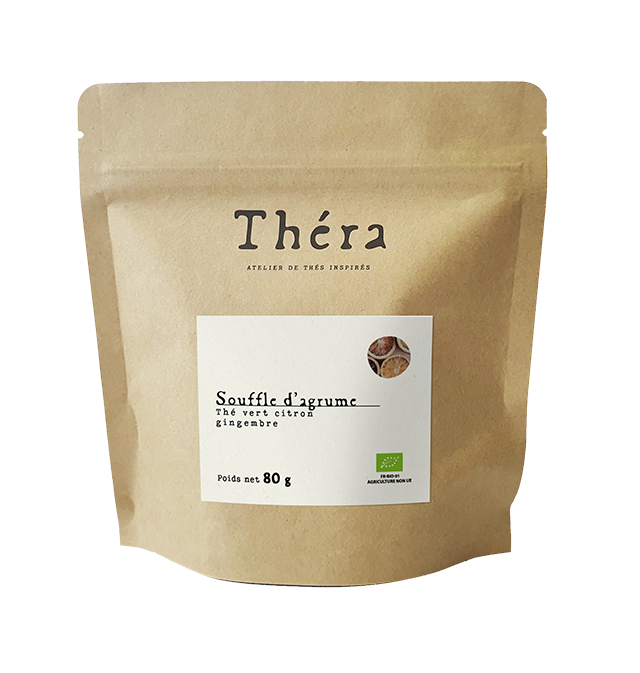 Thé Vert Citron Gingembre - Souffle d'Agrume - Bio