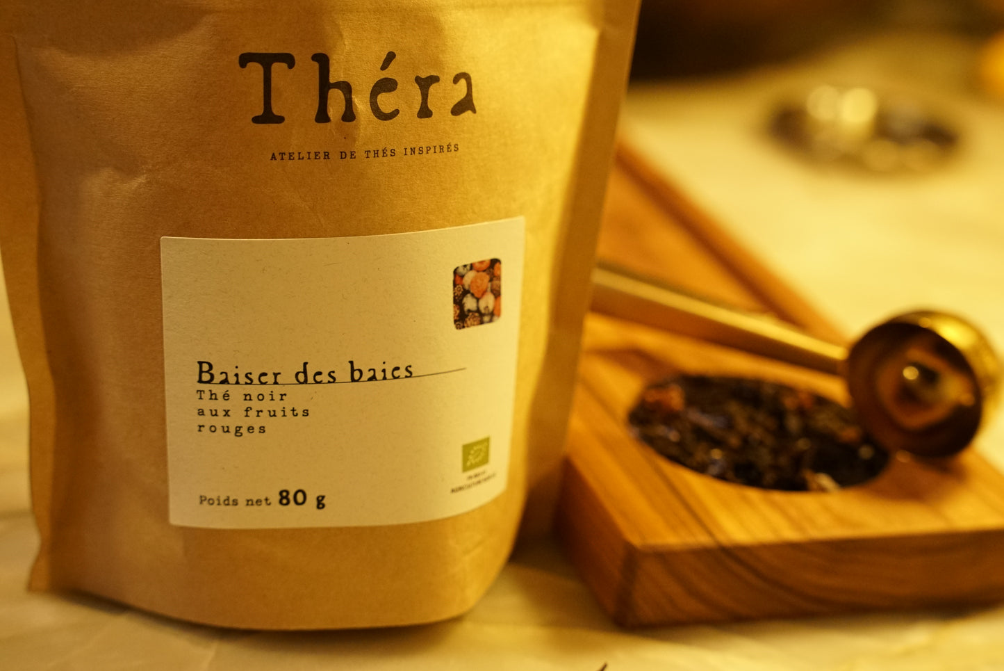 Thé Noir Fruits Rouges - Baiser des Baies - Bio