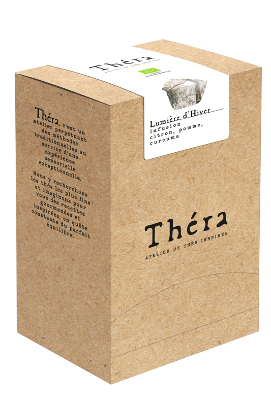 Infusion Citron Pomme Curcuma - Lumière d'Hiver - Infusettes - Théra