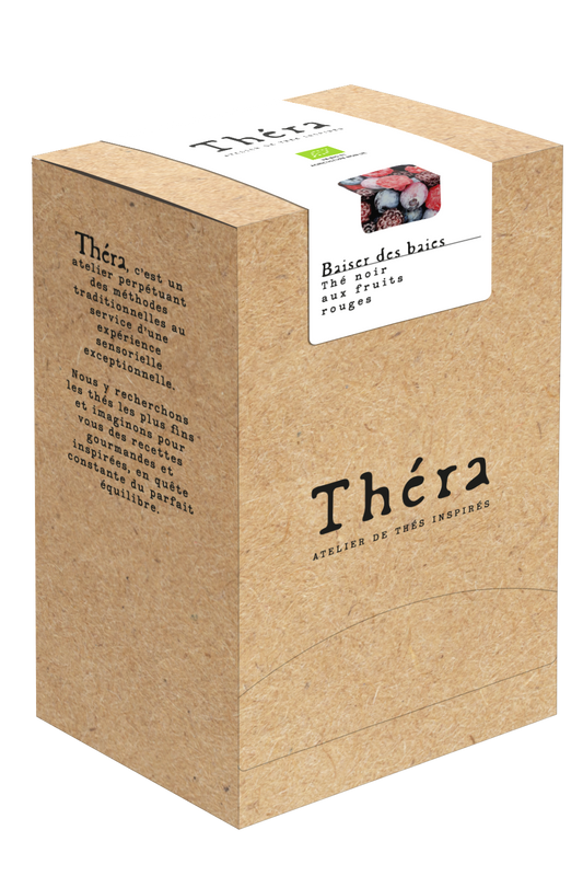 Thé Noir Fruits Rouges - Baiser des Baies - Infusettes - Théra